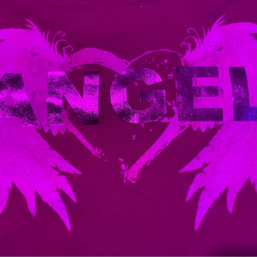 Pink Angel crop top